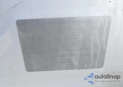 2019 Chevrolet Sonic Lt Auto from USA, damaged, VIN 1G1JG6SB5K4137604